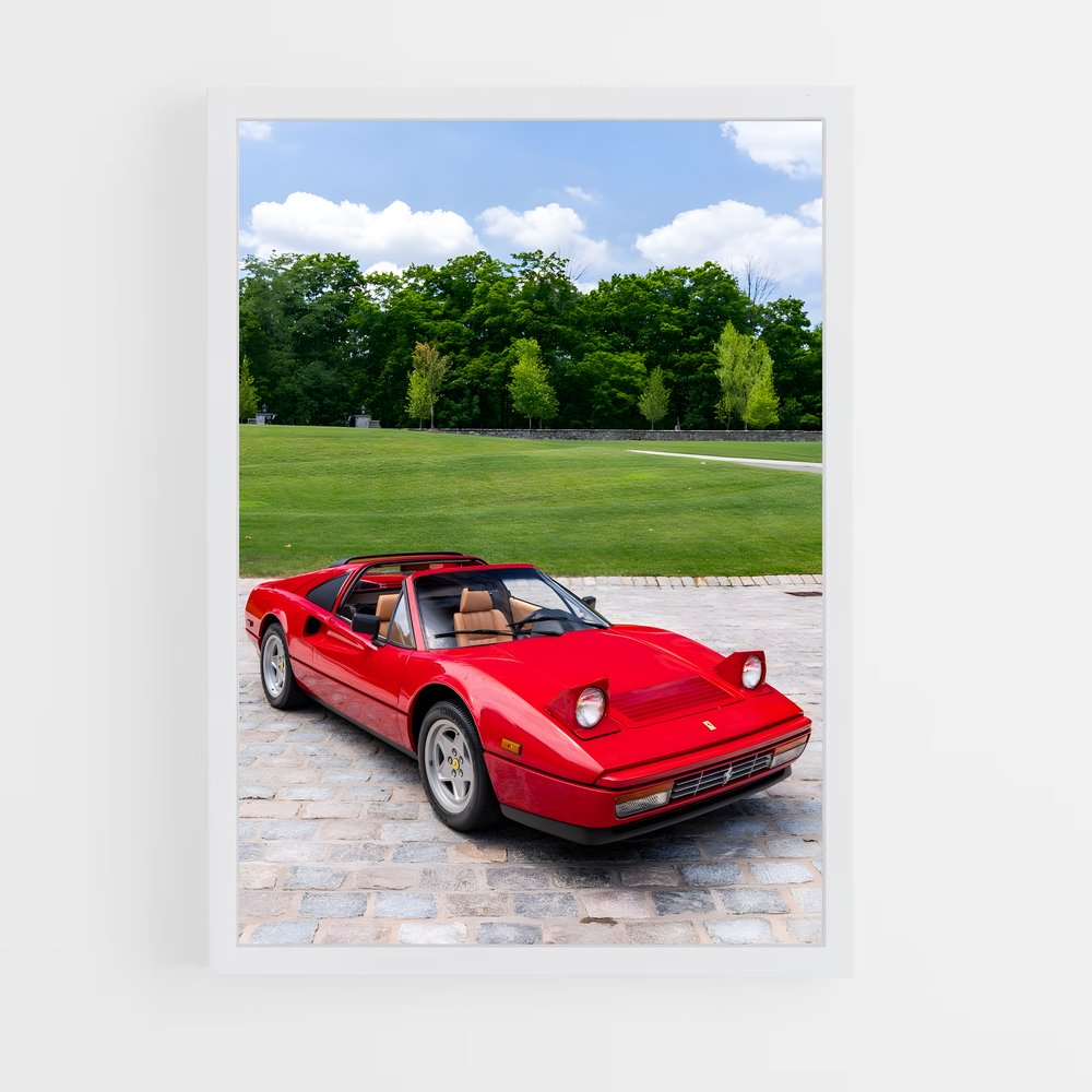 Poster Ferrari 328 (vue 3)